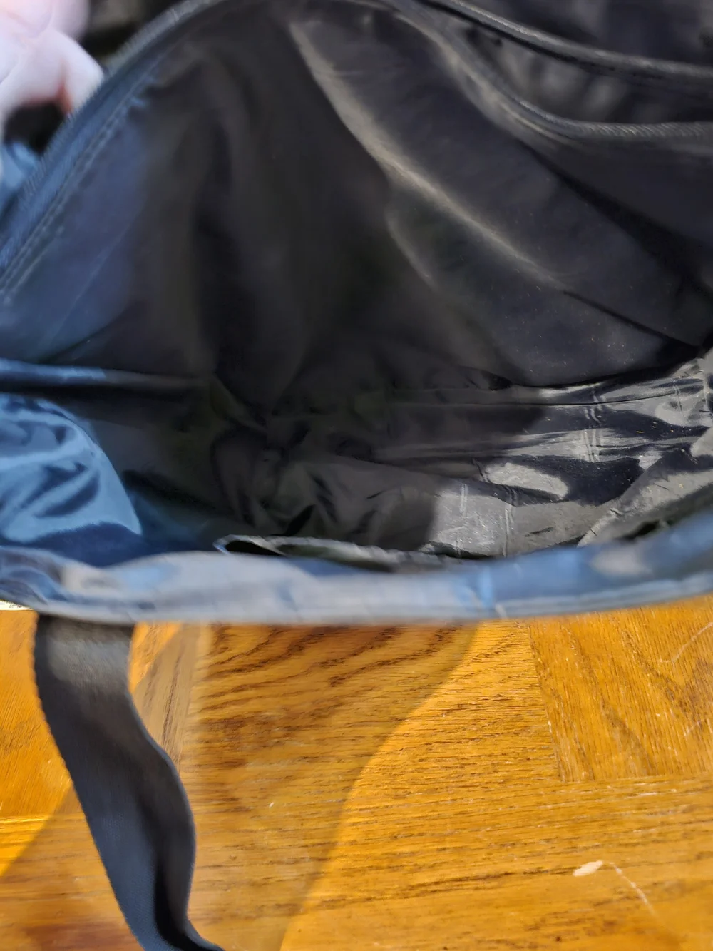 Tommy Hilfiger Black Quilted Tote Bag